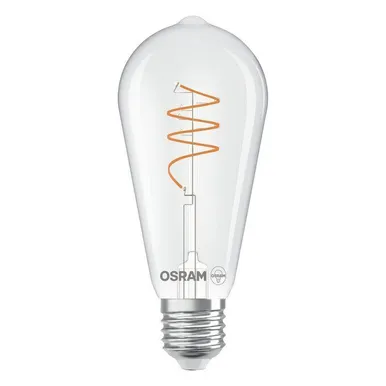 LED LAMP OSRAM EDISON 3,4W E27 470LM 2700K LÄBIPAISTEV