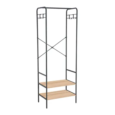 ESIKURIIUL HANNES 64X40XH180CM, RUSTIK MELAMIIN