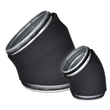 PÕLV EUROPLAST EELISOLEERITUD METALLIST 45°- Ø100MM