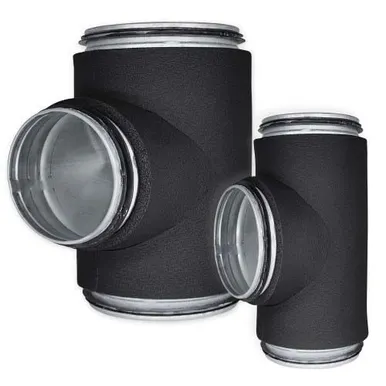 T-HARU EUROPLAST EELISOLEERITUD METALLIST Ø125-Ø100MM TIHENDIGA