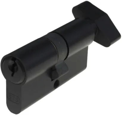 EUROSÜDAMIK FISKOSTAR 60MM (30/30) ROMBIKUJULISE VÄÄNDENUPUGA MUST