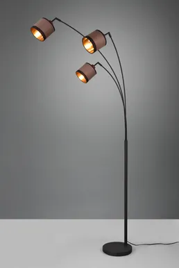 PÕRANDALAMP TRIO DAVOS 3XE14 MATT MUST/HALL