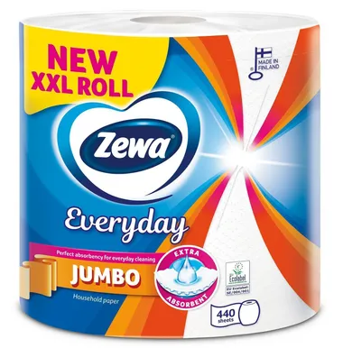 MAJAPIDAMISPABER ZEWA EVERYDAY JUMBO 2-KIHILINE