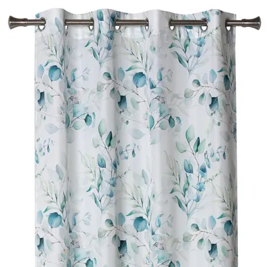 KARDIN SPLENDID ALPINA 140X260CM SININE/VALGE RÕNGASTEGA