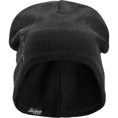 TALVEMÜTS SNICKERS FLIISIST VOODRIGA TUULEKINDEL, MUST