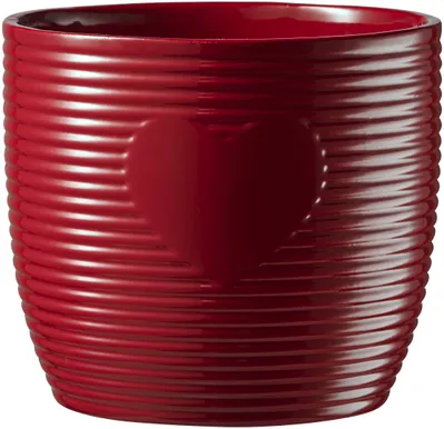 ÜMBRISPOTT SK HEARTBEAT Ø13CM, PUNANE