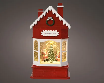 LUMEKUUL MAJA 2LED 9X15,3X28,8CM PUNANE