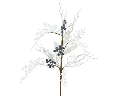 KUNSTLILL OKS MARJADEGA 6X30X60CM SININE/VALGE