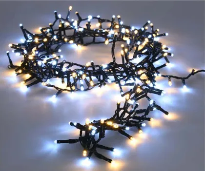 JÕULUVALGUSTUS 200LED 4M IP44 3XAA SOE/KÜLM VALGUS