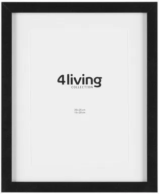 PILDIRAAM 4LIVING NICE 20X25CM MUST