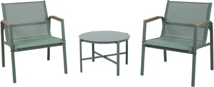 AIAMÖÖBLIKOMPLEKT LAUD JA 2-TOOLI, ROHELINE