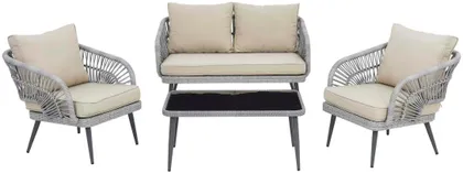 AIAMÖÖBLIKOMPL LAUD, DIIVAN JA 2-TUGITOOLI, HELEHALL