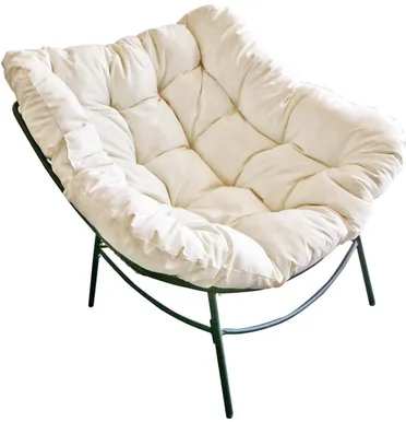 AIATOOL PADJAGA 95X100X82CM, VALGE/ROTANG