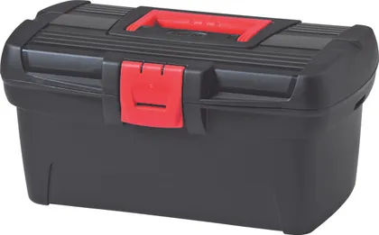 HOIUKAST CURVER SULETAV 33X19X16CM, MUST/PUNANE