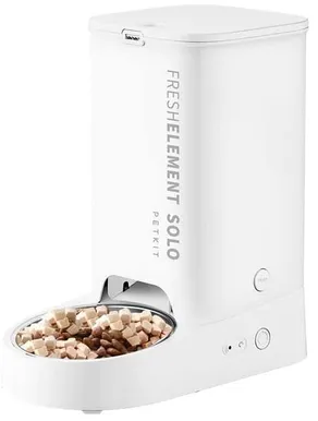 NUTIKAS LEMMIKLOOMASÖÖTJA PETKIT FRESH ELEMENT SOLO 3L, VALGE