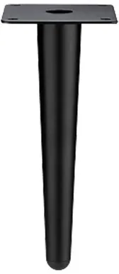 MÖÖBLIJALG 32X200MM SIRGE KITSENEV JALG, MUST