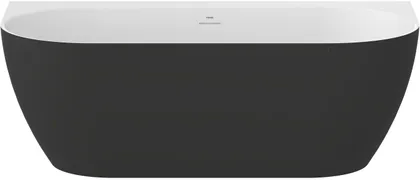 AKRÜÜLVANN RAVAK FREEDOM WALL TEC 170X87CM MUST/VALGE