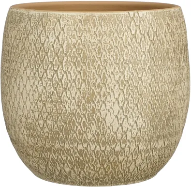 ÜMBRISPOTT MICA DECORATIONS MADEIRA Ø28CM KREEM