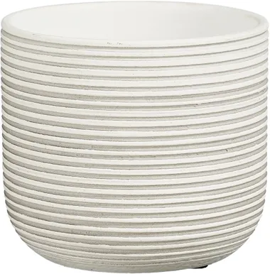 ÜMBRISPOTT MICA DECORATIONS SAMUEL Ø15CM VALGE