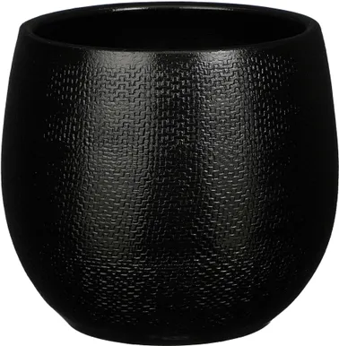 ÜMBRISPOTT MICA DECORATIONS PORTO Ø21,5CM MUST