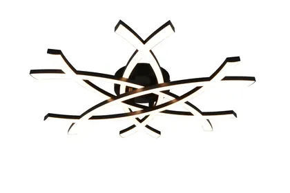 PLAFOON TRIO POLLOCK LED 62X59CM MUST MATT