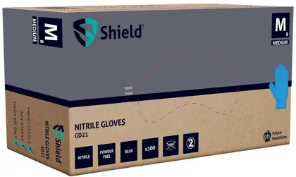 NITRIILKINDAD PUUDRITA SININE L, 100TK PAKIS