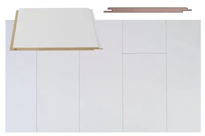 LAEPANEEL MALER MDF 6X160X1200MM VALGE 1,54M² PAKIS