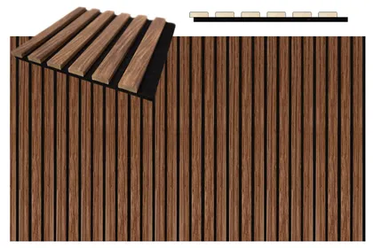 AKUSTILINE SEINAPANEEL 19X300X2600MM PÄHKEL 0,82M² PAKIS