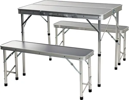 AIAMÖÖBLIKOMPLEKT LAUD JA 2 PINKI, KOKKUPANDAV, HALL