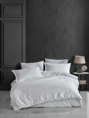 VOODIPESUKOMPLEKT CREYA 200X220CM VALGE