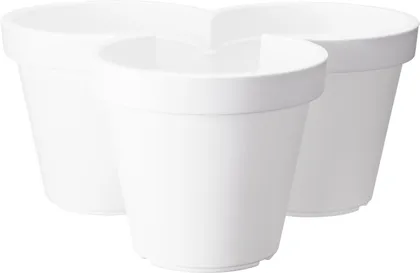 ÜMBRISPOTT 44X22CM VALGE