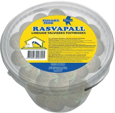  RASVAPALLID LINDUDELE FRIEND'S FOOD ÄMBRIS 30X90G