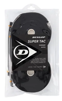 TENNISEREKETI PEALISGRIPID SUPER TAC 30TK/RULL, MUST