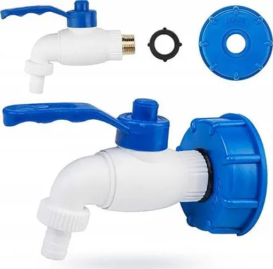 IBC KOMPLEKT - SININE MUTTER S60X6,KRAANIGA -1/2 "X 1/2"