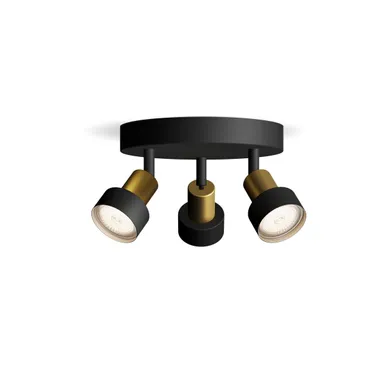 KOHTVALGUSTI CONDUIT SPOT 3X35W ÜMMARGUNE MUST-MESSING