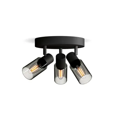 KOHTVALGUSTI PALMS SPOT 3X25W ÜMMARGUNE MUST