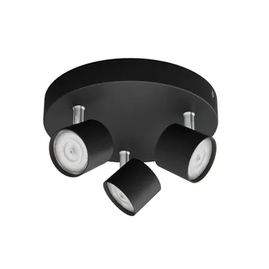 KOHTVALGUSTI STAR 3X4.5W SELV MUST