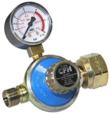 GAASIREGULAATOR DR115 PROPAAN 1-4BAR MANOMEETRIGA