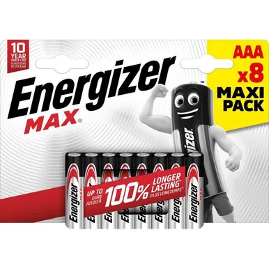 PATAREI ENERGIZER MAX ALKALINE AAA 8TK PAKIS