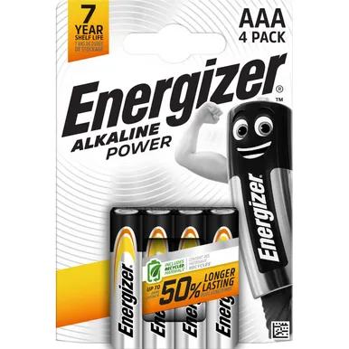 PATAREI ENERGIZER ALKALINE POWER AAA 4TK PAKIS