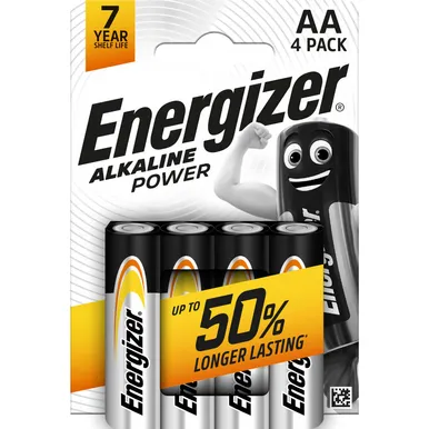 PATAREI ENERGIZER ALKALINE POWER AA 4TK PAKIS