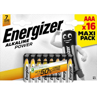 PATAREI ENERGIZER ALKALINE POWER AAA 16TK PAKIS