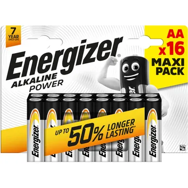 PATAREI ENERGIZER ALKALINE POWER AA 16TK PAKIS