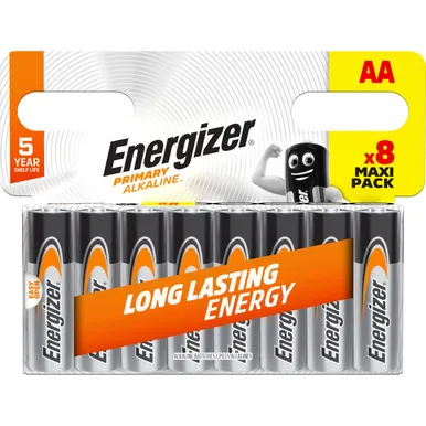 PATAREI ENERGIZER PRIMARY ALKALINE AA 8TK PAKIS