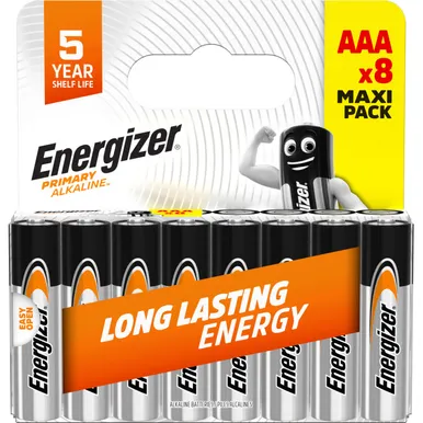 PATAREI ENERGIZER PRIMARY ALKALINE AAA 8TK PAKIS
