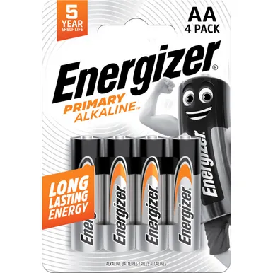 PATAREI ENERGIZER PRIMARY ALKALINE AA 4TK PAKIS