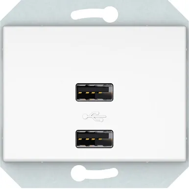 USB PESA VILMA XP500 RAAMITA 2XUSB 3,4 А VALGE