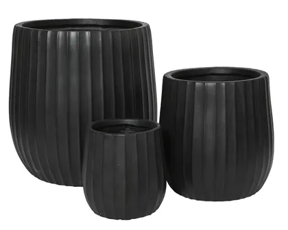 LILLEPOTT Ø22CM MUST