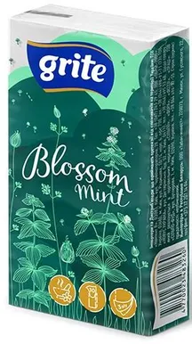 TASKURÄTIKUD GRITE BLOSSOM MINT 3-KIHILINE