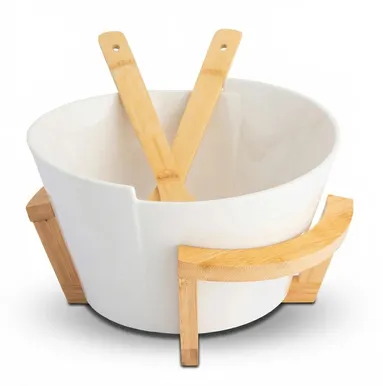 SALATIKAUSS ALTOM DESIGN BAMBUSPÕHJA JA LUSIKATEGA 29X25X16CM